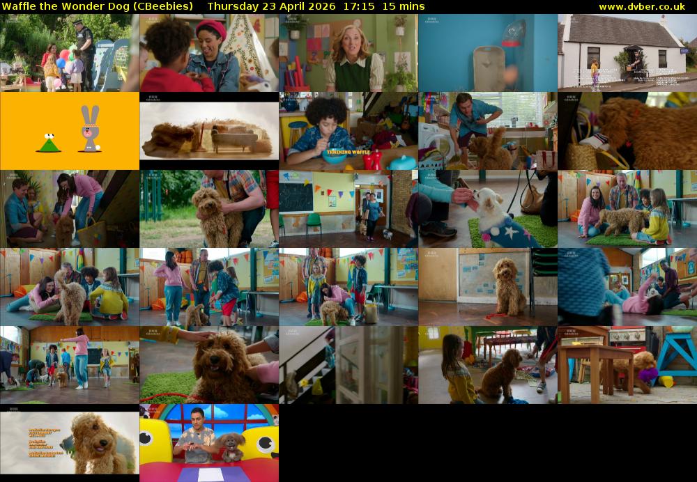 Waffle the Wonder Dog (CBeebies) Thursday 23 April 2026 17:15 - 17:30