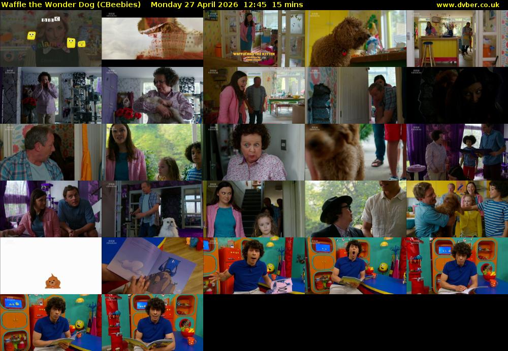Waffle the Wonder Dog (CBeebies) Monday 27 April 2026 12:45 - 13:00