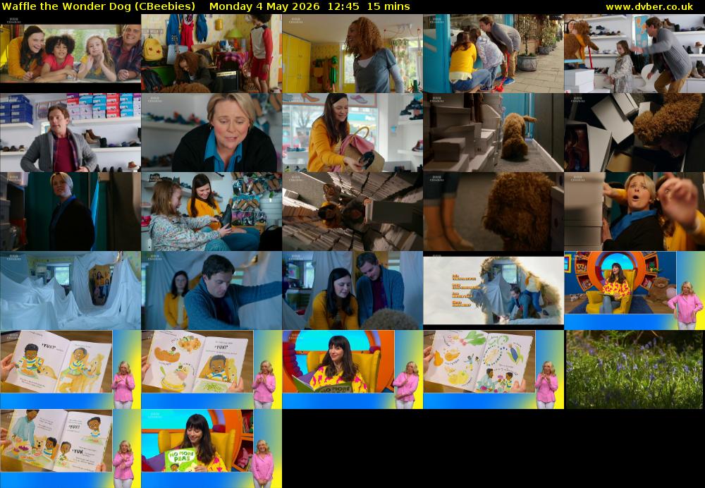 Waffle the Wonder Dog (CBeebies) Monday 4 May 2026 12:45 - 13:00