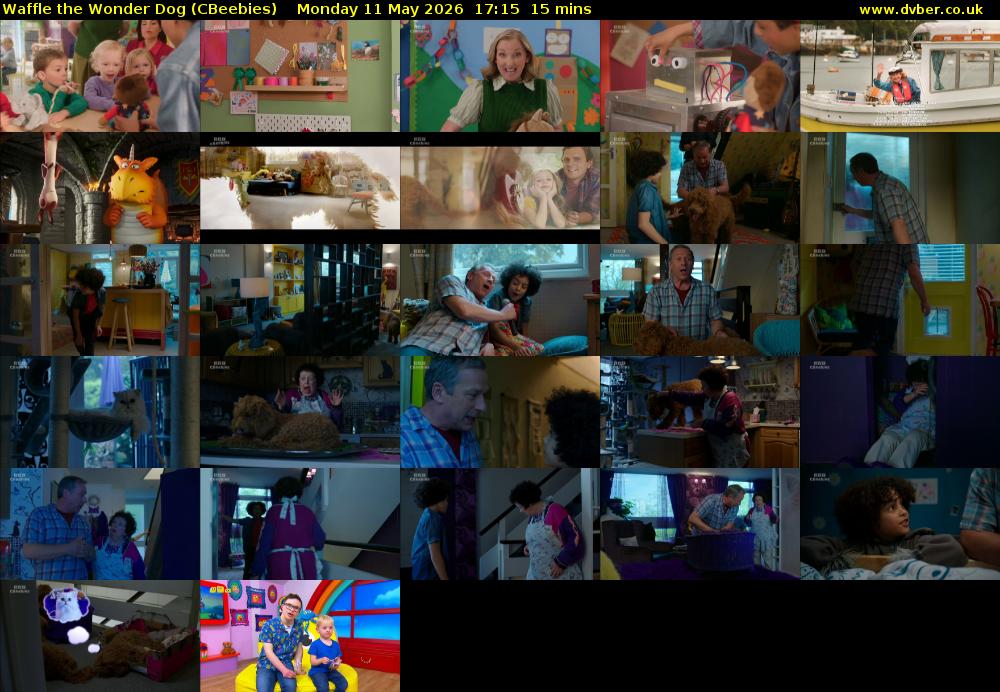 Waffle the Wonder Dog (CBeebies) Monday 11 May 2026 17:15 - 17:30
