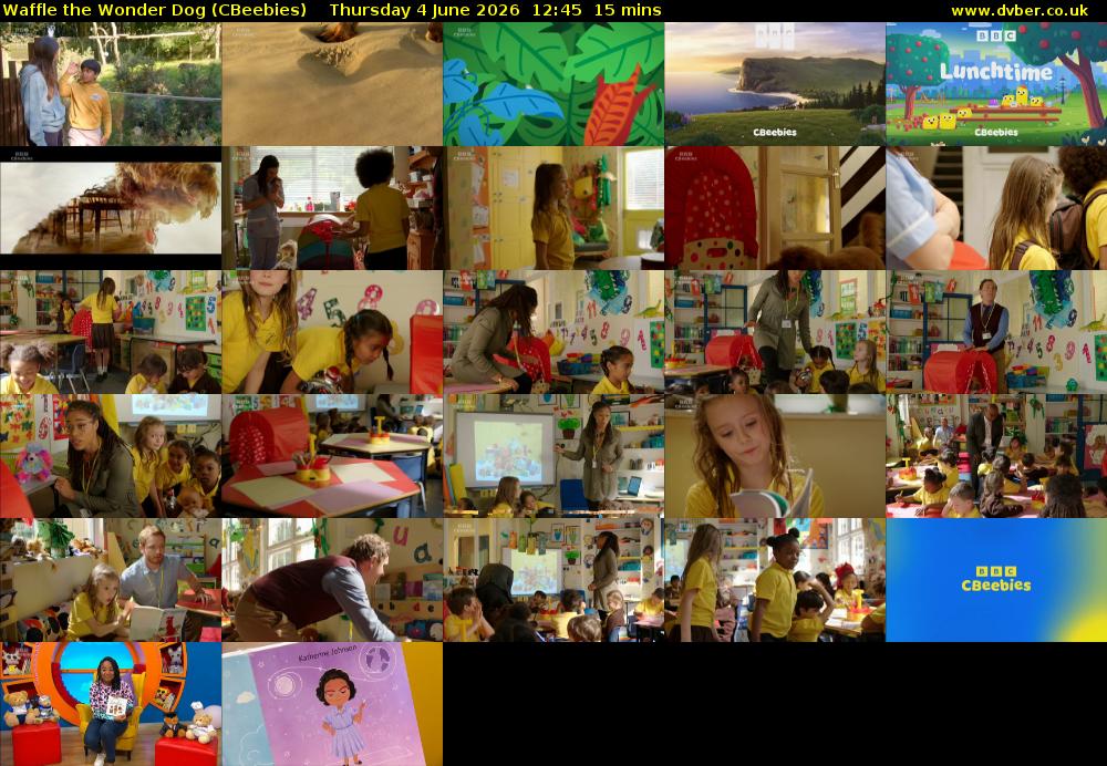 Waffle the Wonder Dog (CBeebies) Thursday 4 June 2026 12:45 - 13:00