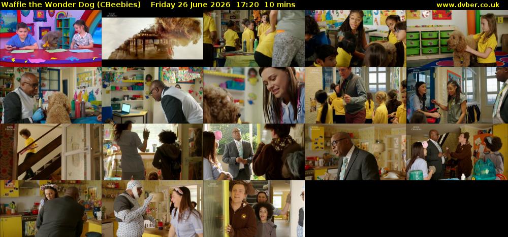 Waffle the Wonder Dog (CBeebies) Friday 26 June 2026 17:20 - 17:30
