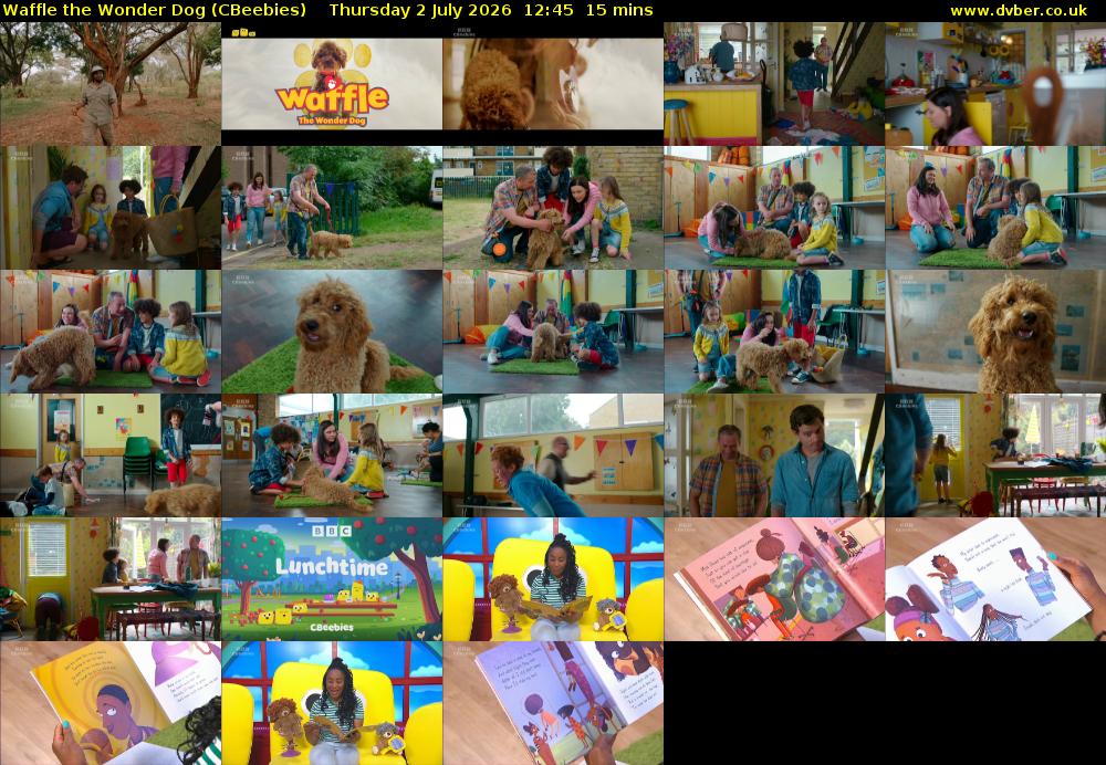 Waffle the Wonder Dog (CBeebies) Thursday 2 July 2026 12:45 - 13:00
