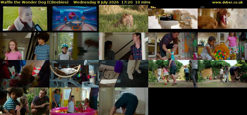 Waffle the Wonder Dog (CBeebies) Wednesday 8 July 2026 17:20 - 17:30