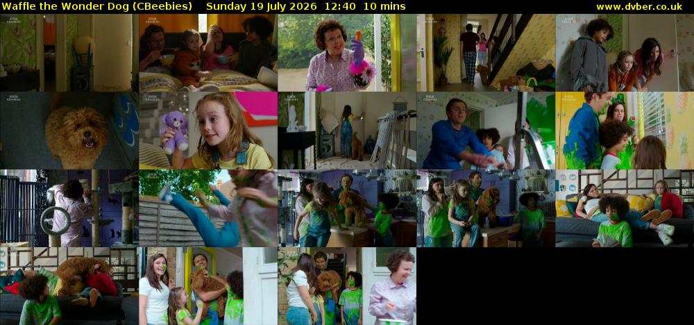 Waffle the Wonder Dog (CBeebies) Sunday 19 July 2026 12:40 - 12:50