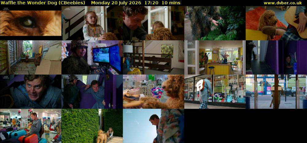 Waffle the Wonder Dog (CBeebies) Monday 20 July 2026 17:20 - 17:30