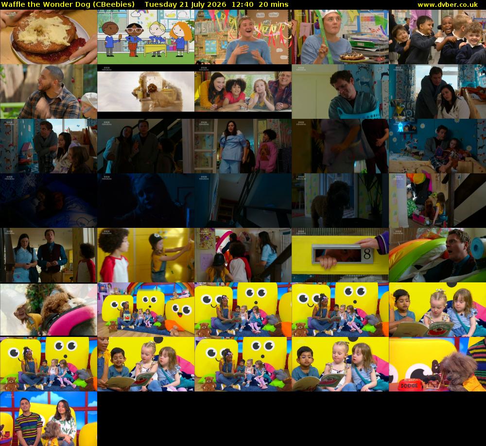 Waffle the Wonder Dog (CBeebies) Tuesday 21 July 2026 12:40 - 13:00