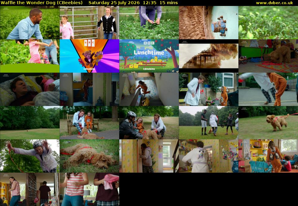 Waffle the Wonder Dog (CBeebies) Saturday 25 July 2026 12:35 - 12:50