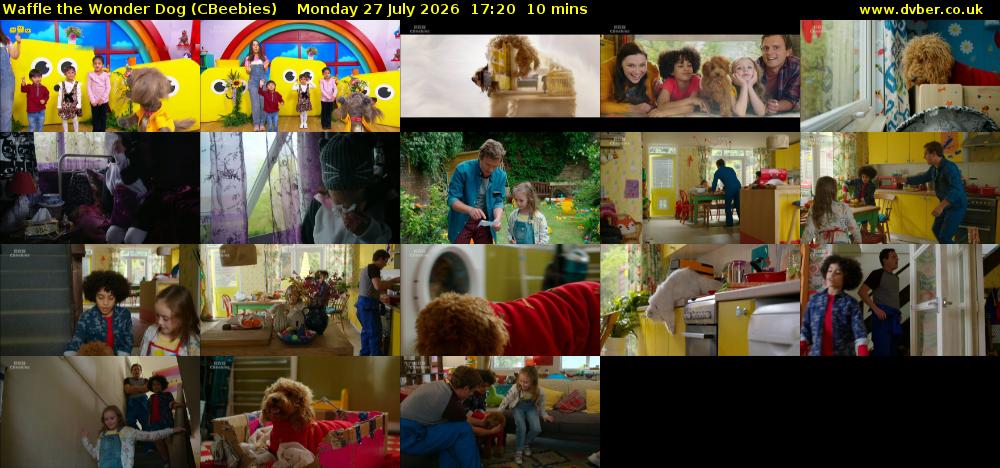 Waffle the Wonder Dog (CBeebies) Monday 27 July 2026 17:20 - 17:30