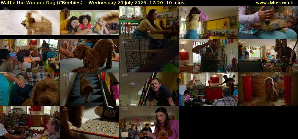 Waffle the Wonder Dog (CBeebies) Wednesday 29 July 2026 17:20 - 17:30