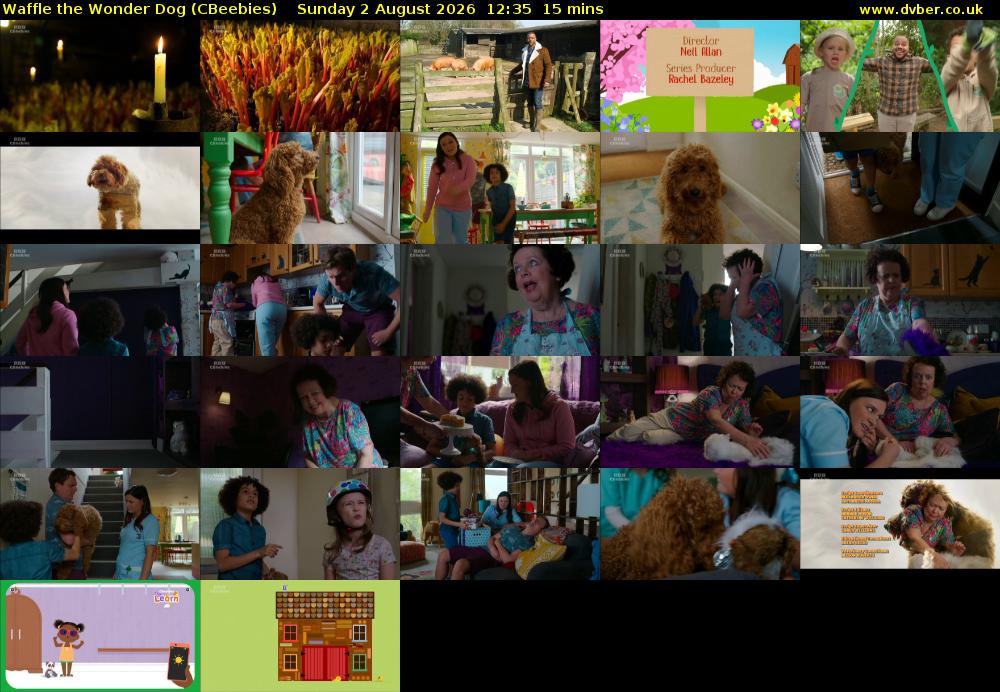 Waffle the Wonder Dog (CBeebies) Sunday 2 August 2026 12:35 - 12:50