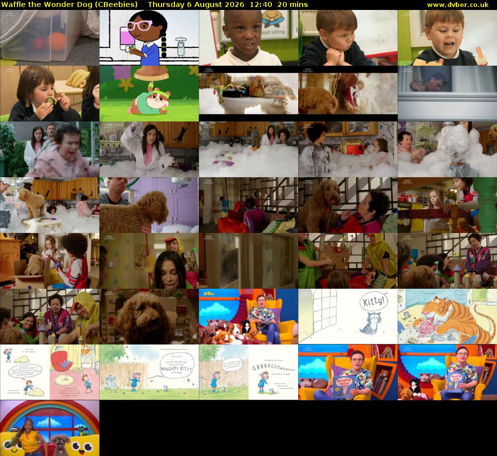 Waffle the Wonder Dog (CBeebies) Thursday 6 August 2026 12:40 - 13:00