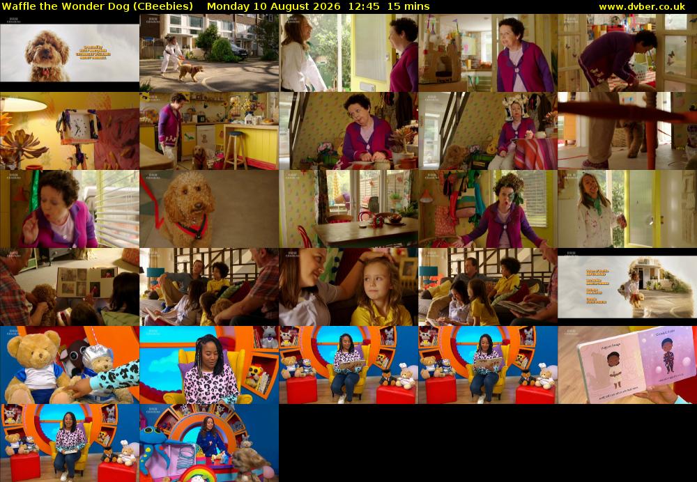 Waffle the Wonder Dog (CBeebies) Monday 10 August 2026 12:45 - 13:00