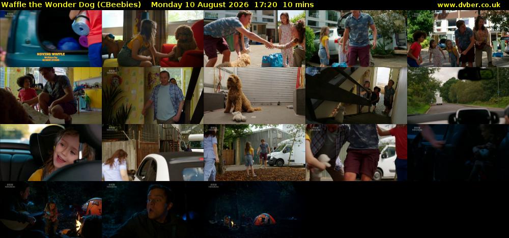 Waffle the Wonder Dog (CBeebies) Monday 10 August 2026 17:20 - 17:30