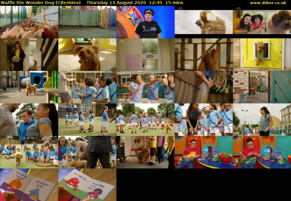 Waffle the Wonder Dog (CBeebies) Thursday 13 August 2026 12:45 - 13:00