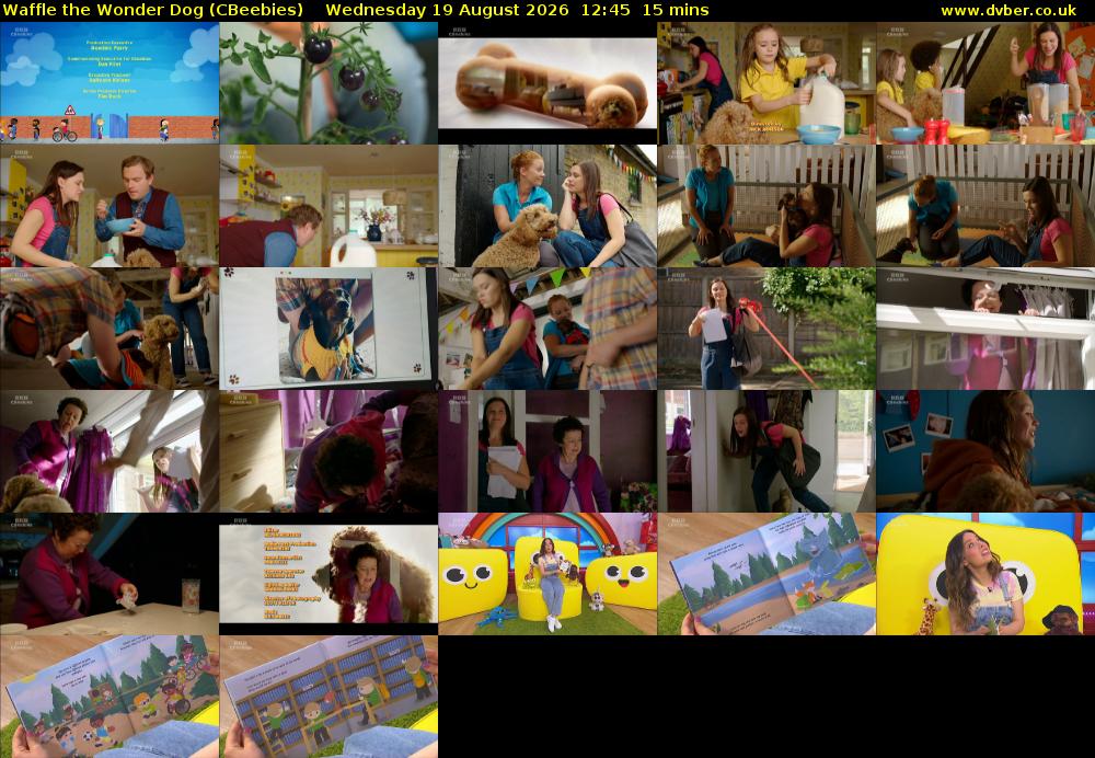 Waffle the Wonder Dog (CBeebies) Wednesday 19 August 2026 12:45 - 13:00