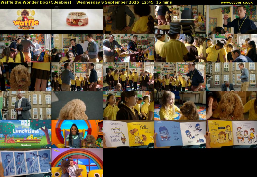 Waffle the Wonder Dog (CBeebies) Wednesday 9 September 2026 12:45 - 13:00