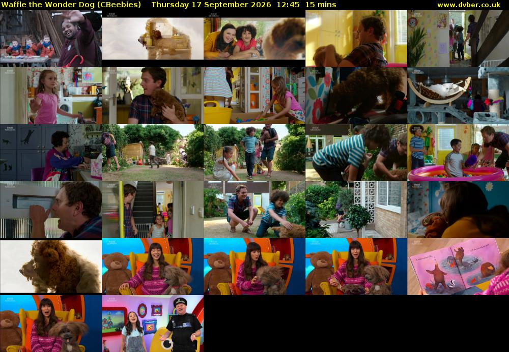 Waffle the Wonder Dog (CBeebies) Thursday 17 September 2026 12:45 - 13:00