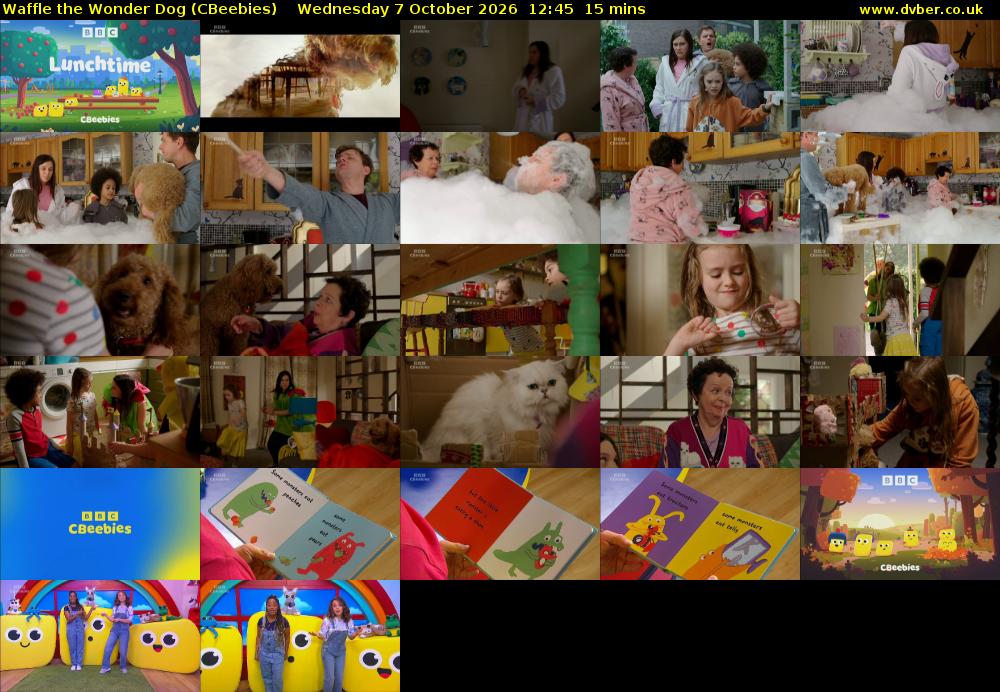 Waffle the Wonder Dog (CBeebies) Wednesday 7 October 2026 12:45 - 13:00