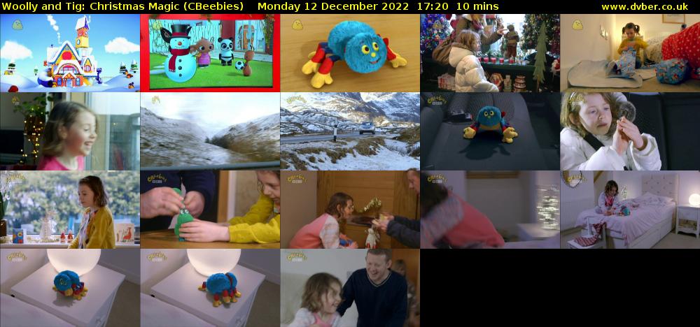 Woolly and Tig: Christmas Magic (CBeebies) Monday 12 December 2022 17:20 - 17:30