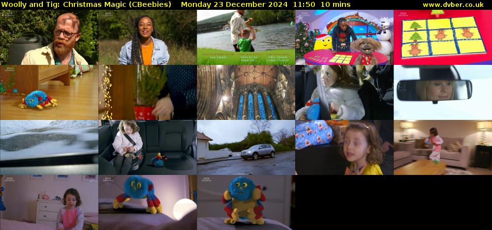 Woolly and Tig: Christmas Magic (CBeebies) Monday 23 December 2024 11:50 - 12:00