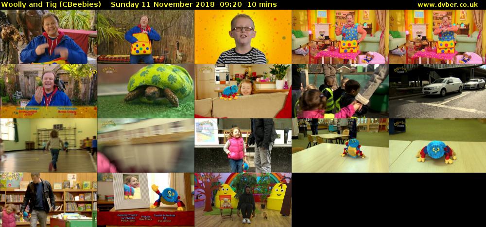 Woolly and Tig (CBeebies) Sunday 11 November 2018 09:20 - 09:30