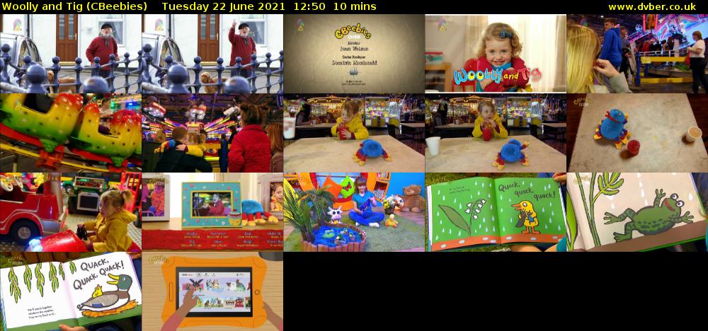 Woolly and Tig (CBeebies) Tuesday 22 June 2021 12:50 - 13:00