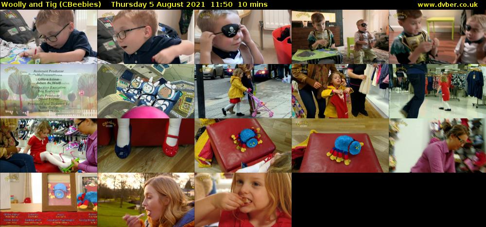 Woolly and Tig (CBeebies) Thursday 5 August 2021 11:50 - 12:00