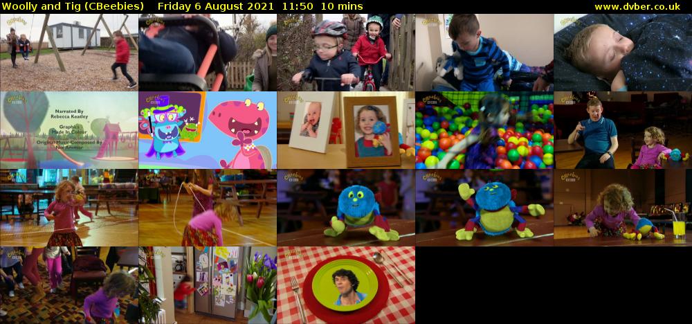 Woolly and Tig (CBeebies) Friday 6 August 2021 11:50 - 12:00