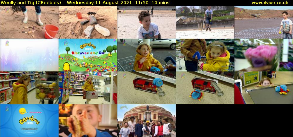 Woolly and Tig (CBeebies) Wednesday 11 August 2021 11:50 - 12:00