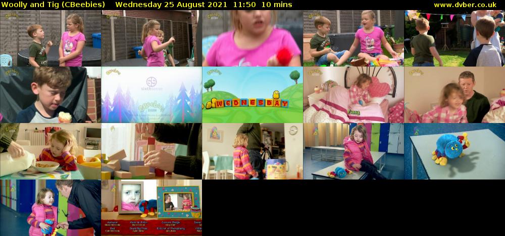 Woolly and Tig (CBeebies) Wednesday 25 August 2021 11:50 - 12:00