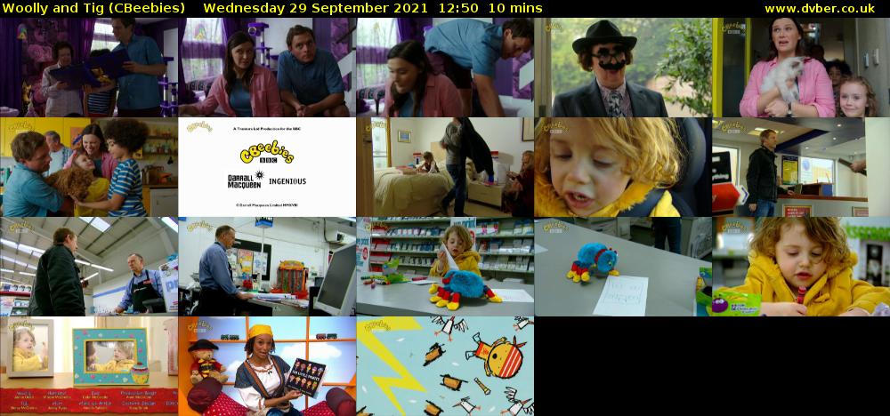 Woolly and Tig (CBeebies) Wednesday 29 September 2021 12:50 - 13:00