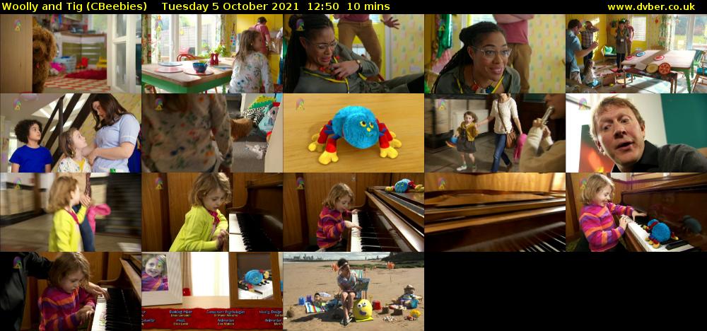 Woolly and Tig (CBeebies) Tuesday 5 October 2021 12:50 - 13:00