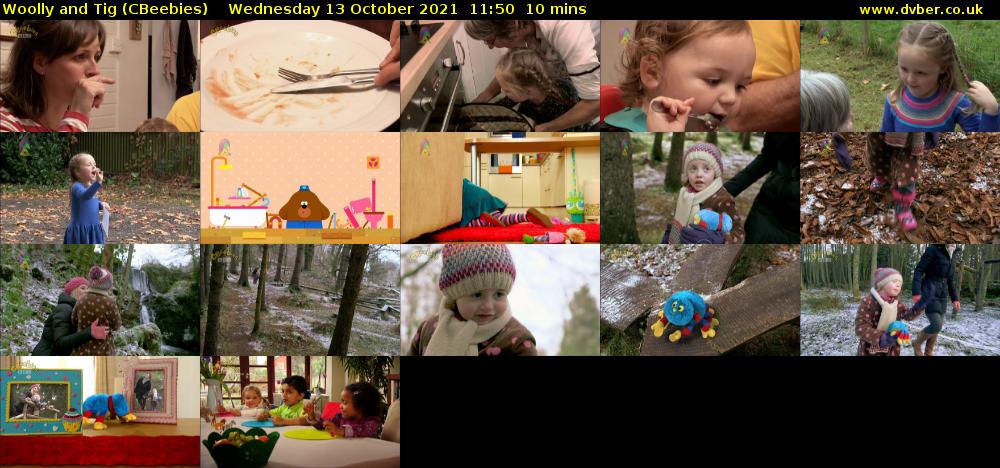Woolly and Tig (CBeebies) Wednesday 13 October 2021 11:50 - 12:00