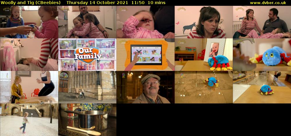 Woolly and Tig (CBeebies) Thursday 14 October 2021 11:50 - 12:00