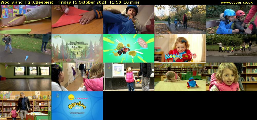 Woolly and Tig (CBeebies) Friday 15 October 2021 11:50 - 12:00