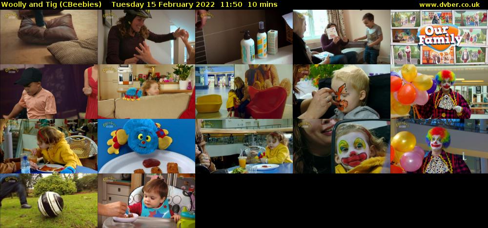 Woolly and Tig (CBeebies) Tuesday 15 February 2022 11:50 - 12:00