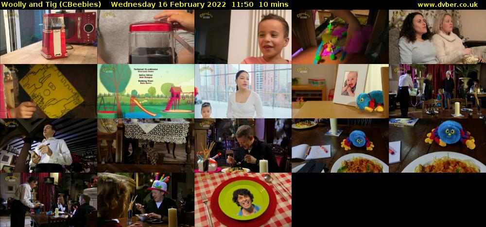 Woolly and Tig (CBeebies) Wednesday 16 February 2022 11:50 - 12:00