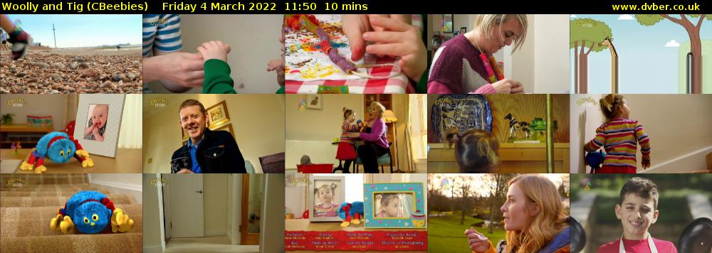 Woolly and Tig (CBeebies) Friday 4 March 2022 11:50 - 12:00