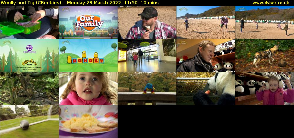 Woolly and Tig (CBeebies) Monday 28 March 2022 11:50 - 12:00
