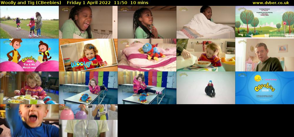 Woolly and Tig (CBeebies) Friday 1 April 2022 11:50 - 12:00