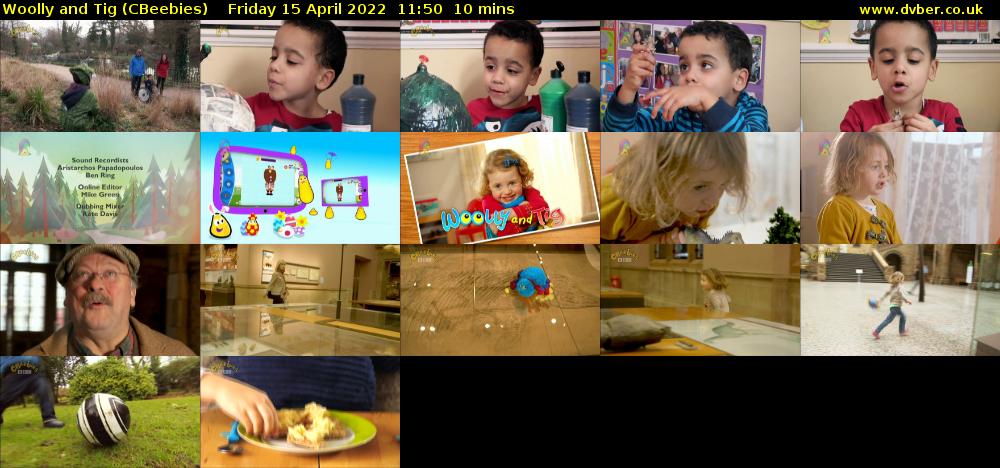 Woolly and Tig (CBeebies) Friday 15 April 2022 11:50 - 12:00