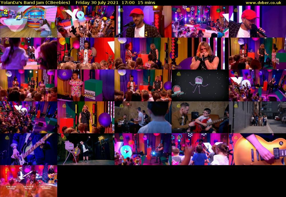YolanDa's Band Jam (CBeebies) Friday 30 July 2021 17:00 - 17:15