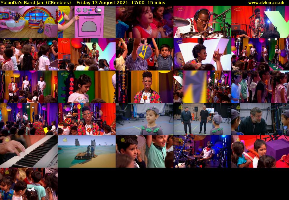 YolanDa's Band Jam (CBeebies) Friday 13 August 2021 17:00 - 17:15