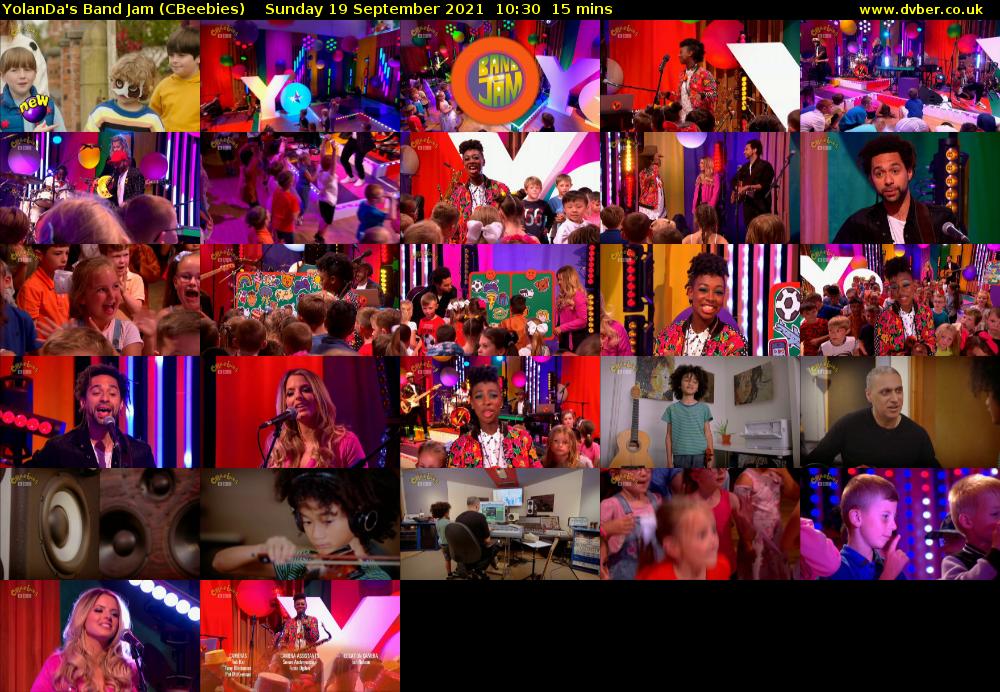 YolanDa's Band Jam (CBeebies) Sunday 19 September 2021 10:30 - 10:45
