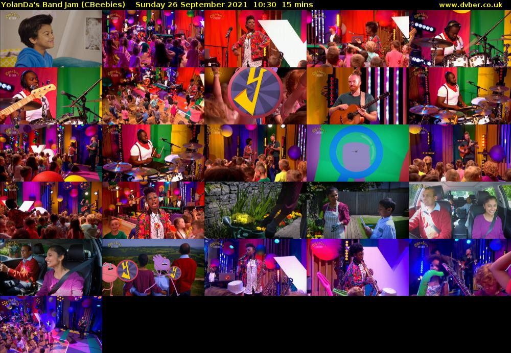 YolanDa's Band Jam (CBeebies) Sunday 26 September 2021 10:30 - 10:45