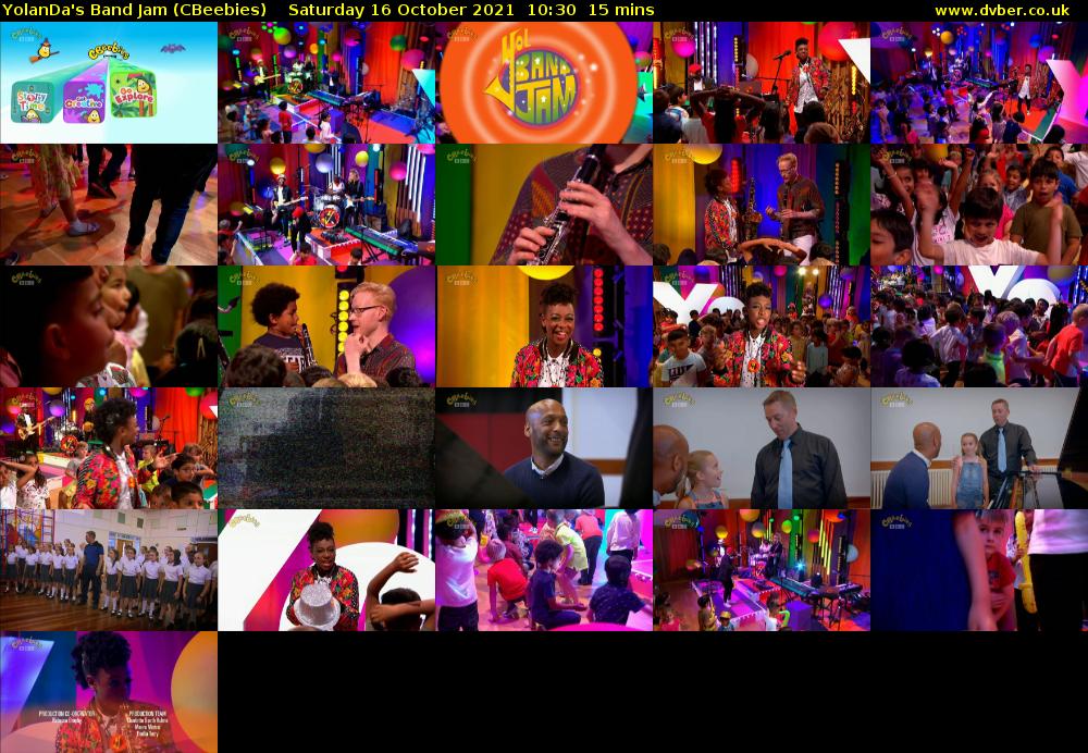 YolanDa's Band Jam (CBeebies) Saturday 16 October 2021 10:30 - 10:45