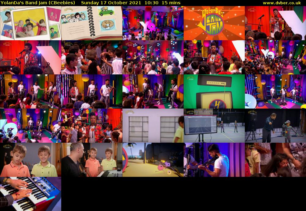 YolanDa's Band Jam (CBeebies) Sunday 17 October 2021 10:30 - 10:45