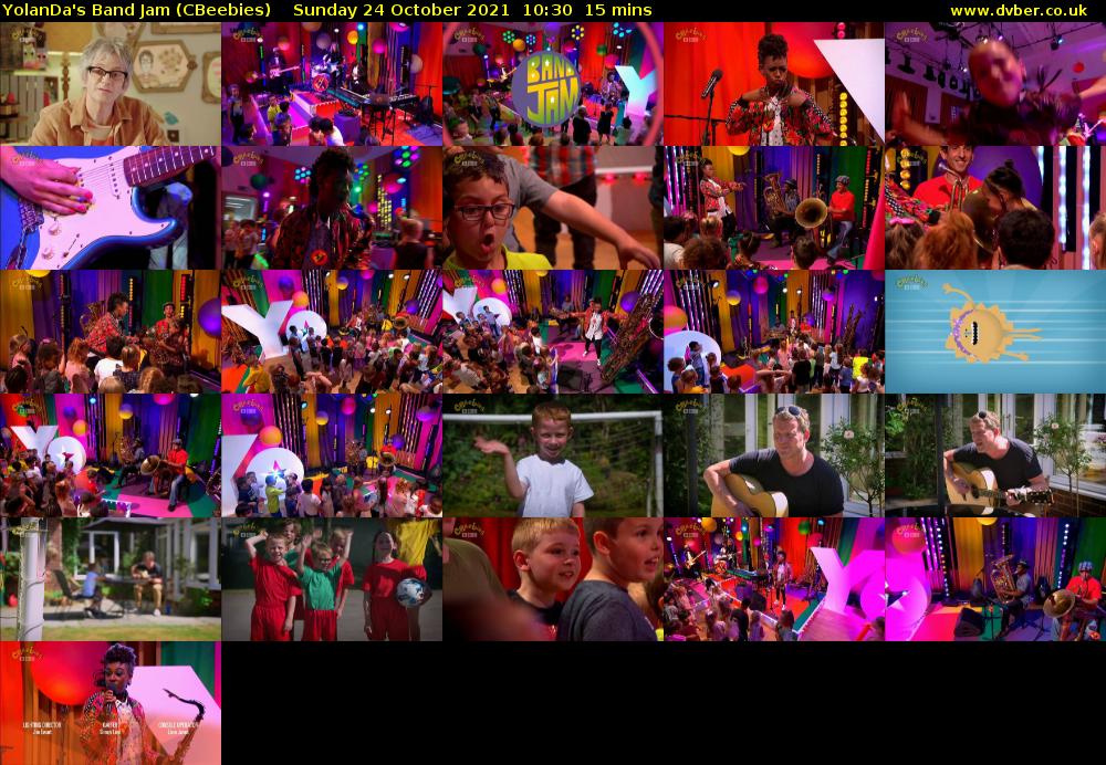 YolanDa's Band Jam (CBeebies) Sunday 24 October 2021 10:30 - 10:45