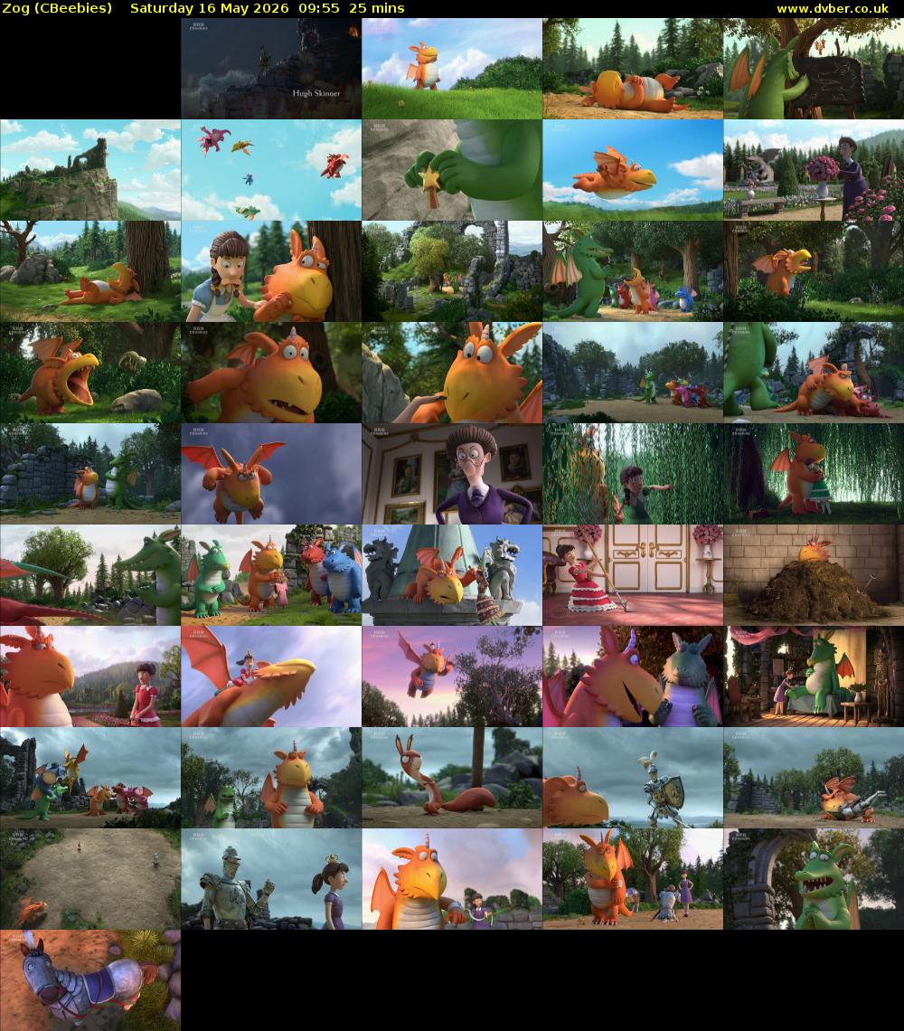 Zog (CBeebies) Saturday 16 May 2026 09:55 - 10:20